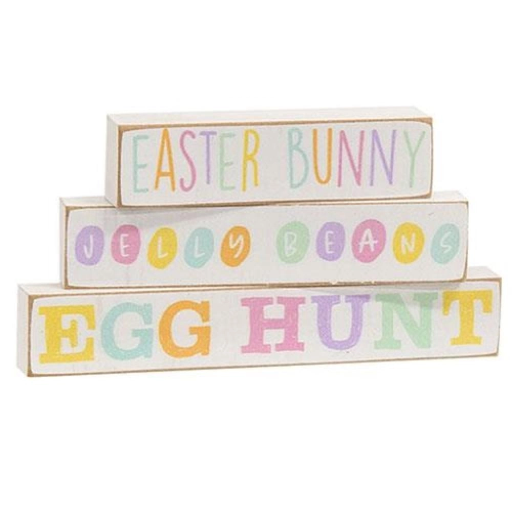 *3/Set Easter Bunny Pastel Block Stackers