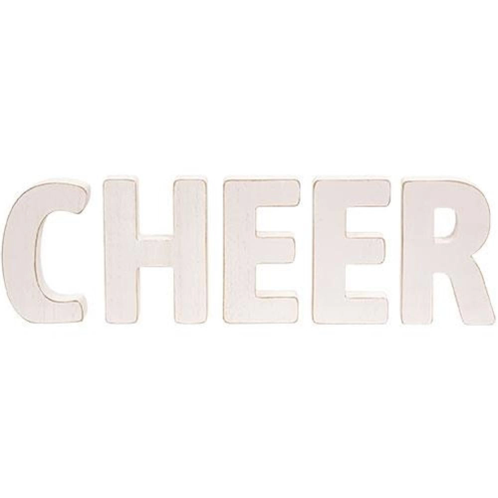 *5/Set CHEER Wooden Letters