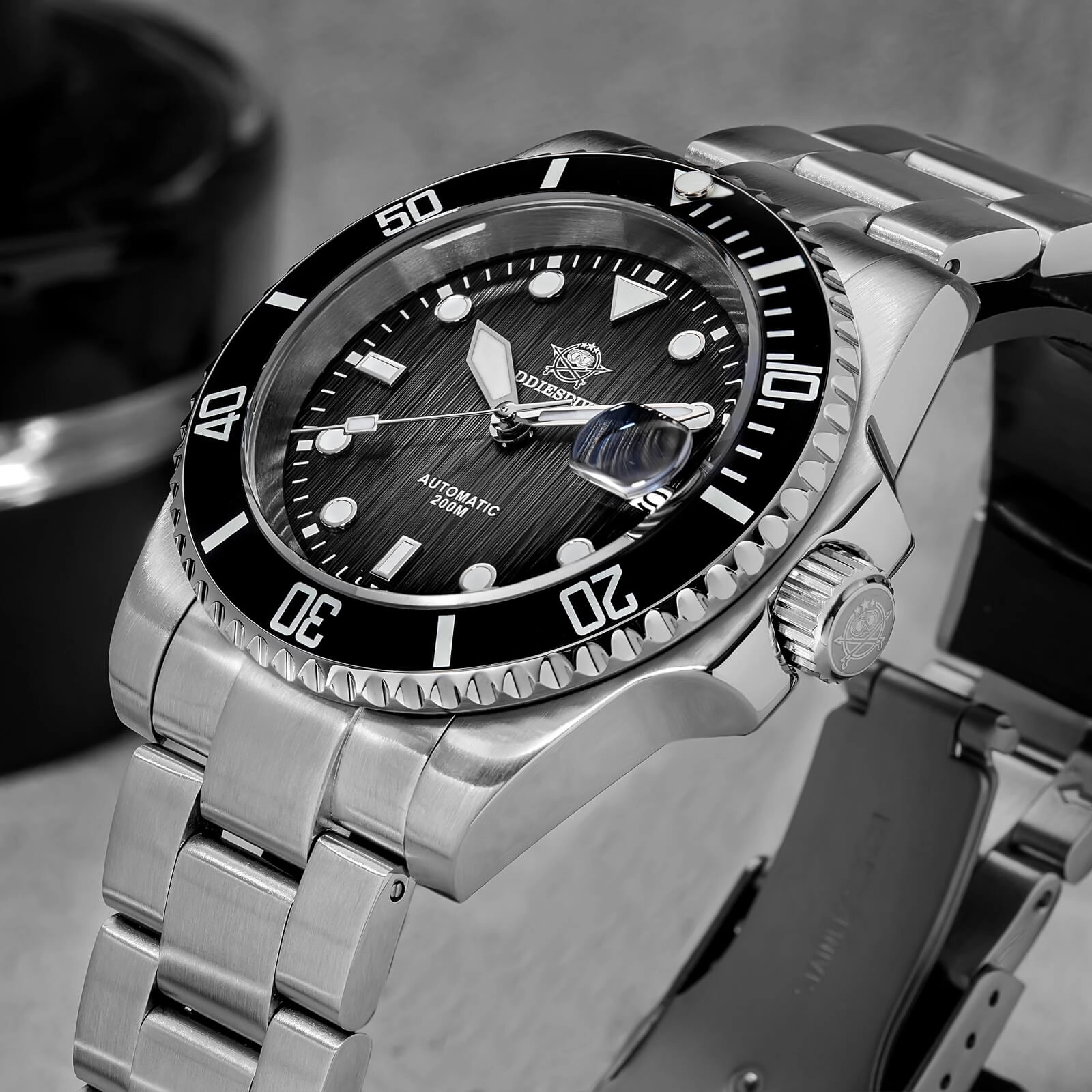 ADDIESDIVE Stainless Steel Sub Dive Watch AD2078