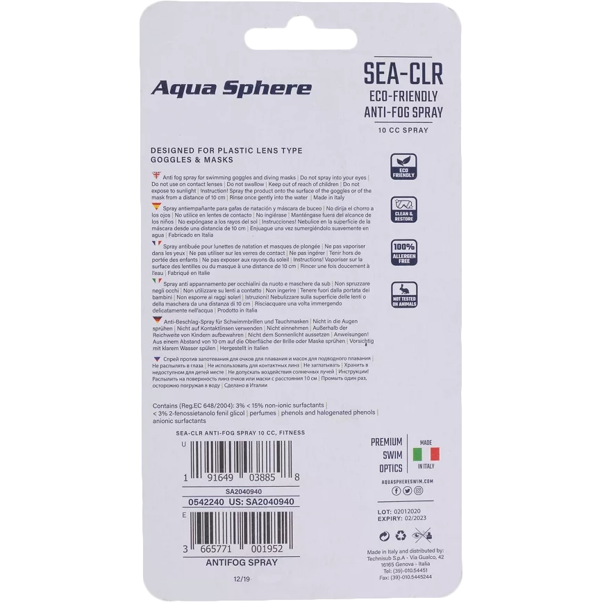 Anti-Fog Spray 10cc