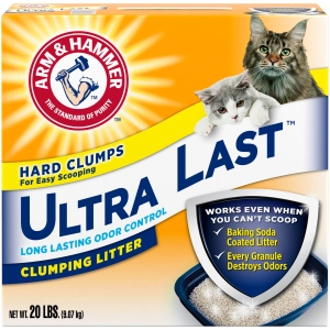 ARM & HAMMER Ultra Last Clumping Litter, 20 lb
