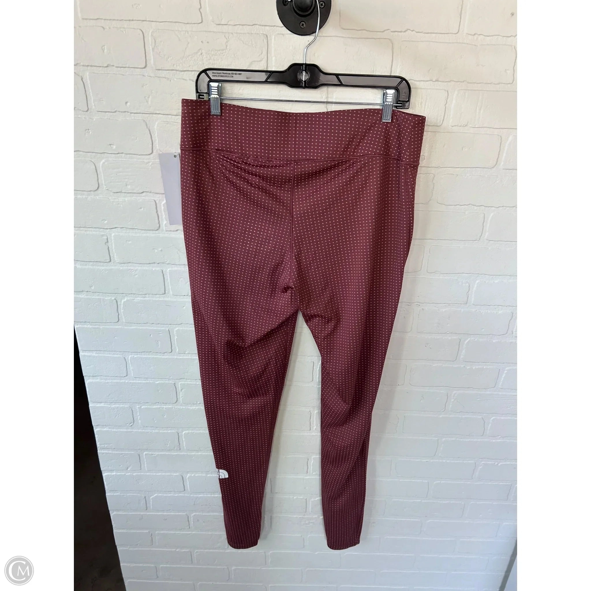 Athletic Leggings By The North Face In Brown & White, Size: 16
