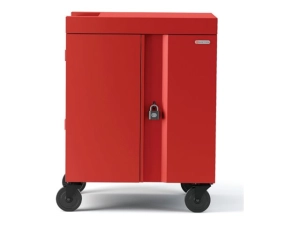 Bretford CUBE Cart Max - Cart (charge only) - for 30 netbooks - lockable - steel - tangerine - screen size: up to 18",Bretford TVCMX30PAC-TAG