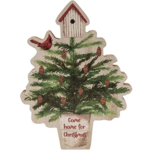 *Come Home For Christmas Chunky Tree Sitter