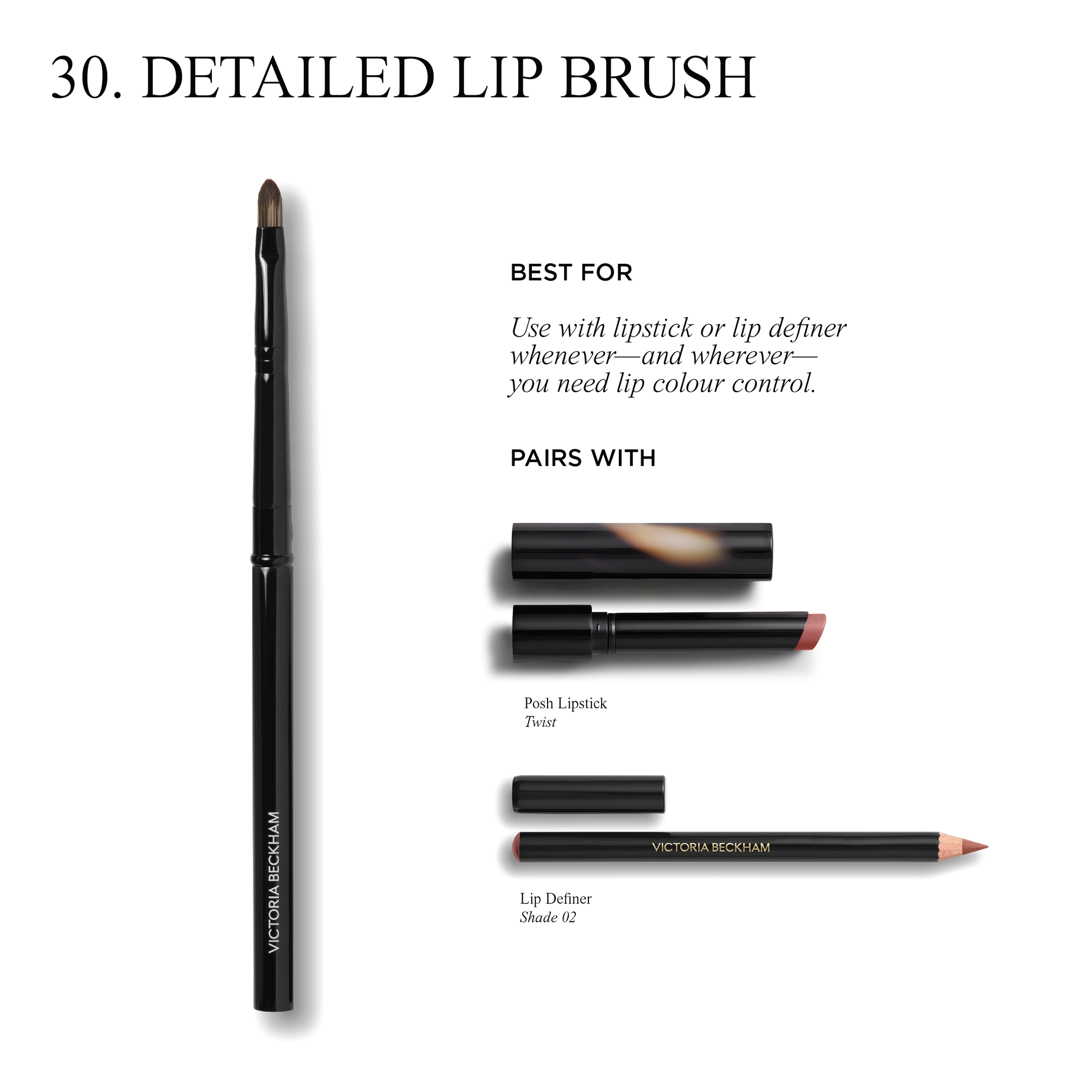 Detailed Lip Brush