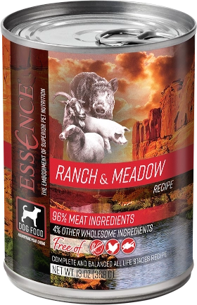 Essence Pet Foods Ranch & Meadow Canned Dog Food