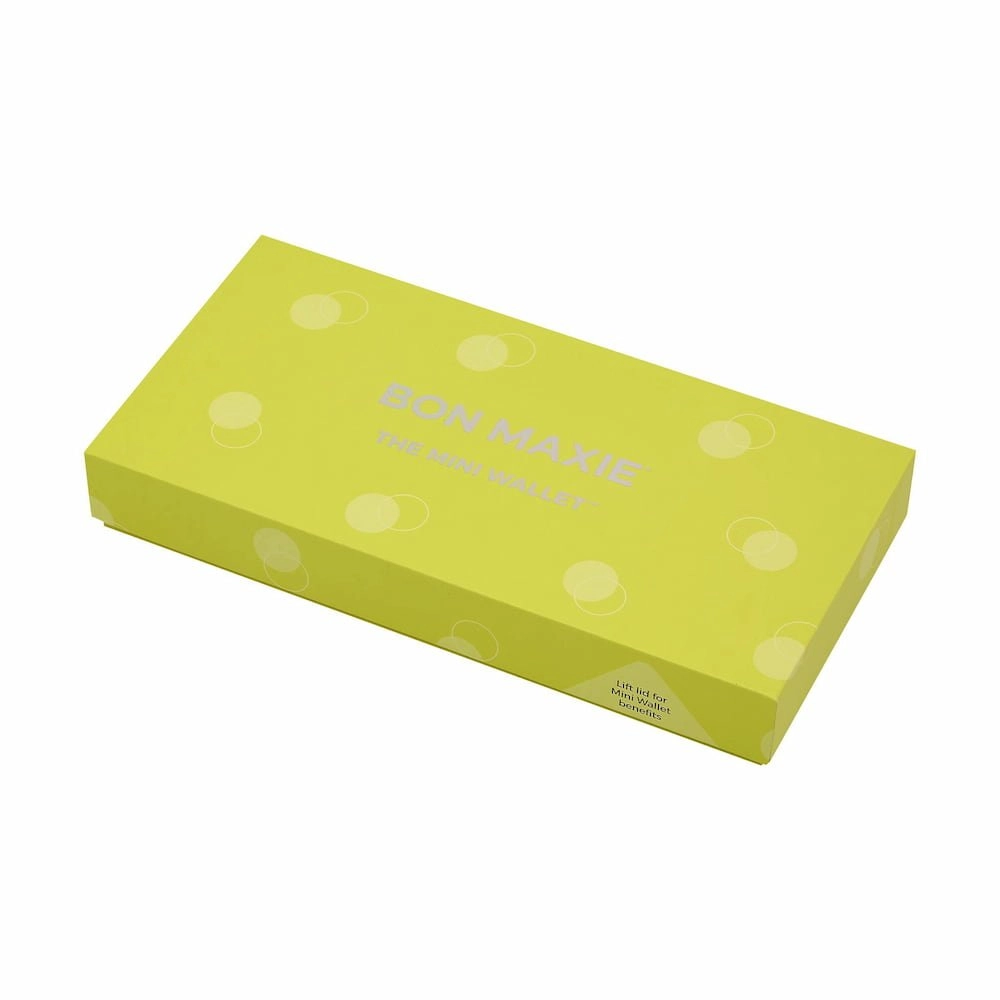 Everyday Leather Mini Wallet -- Neon Pink