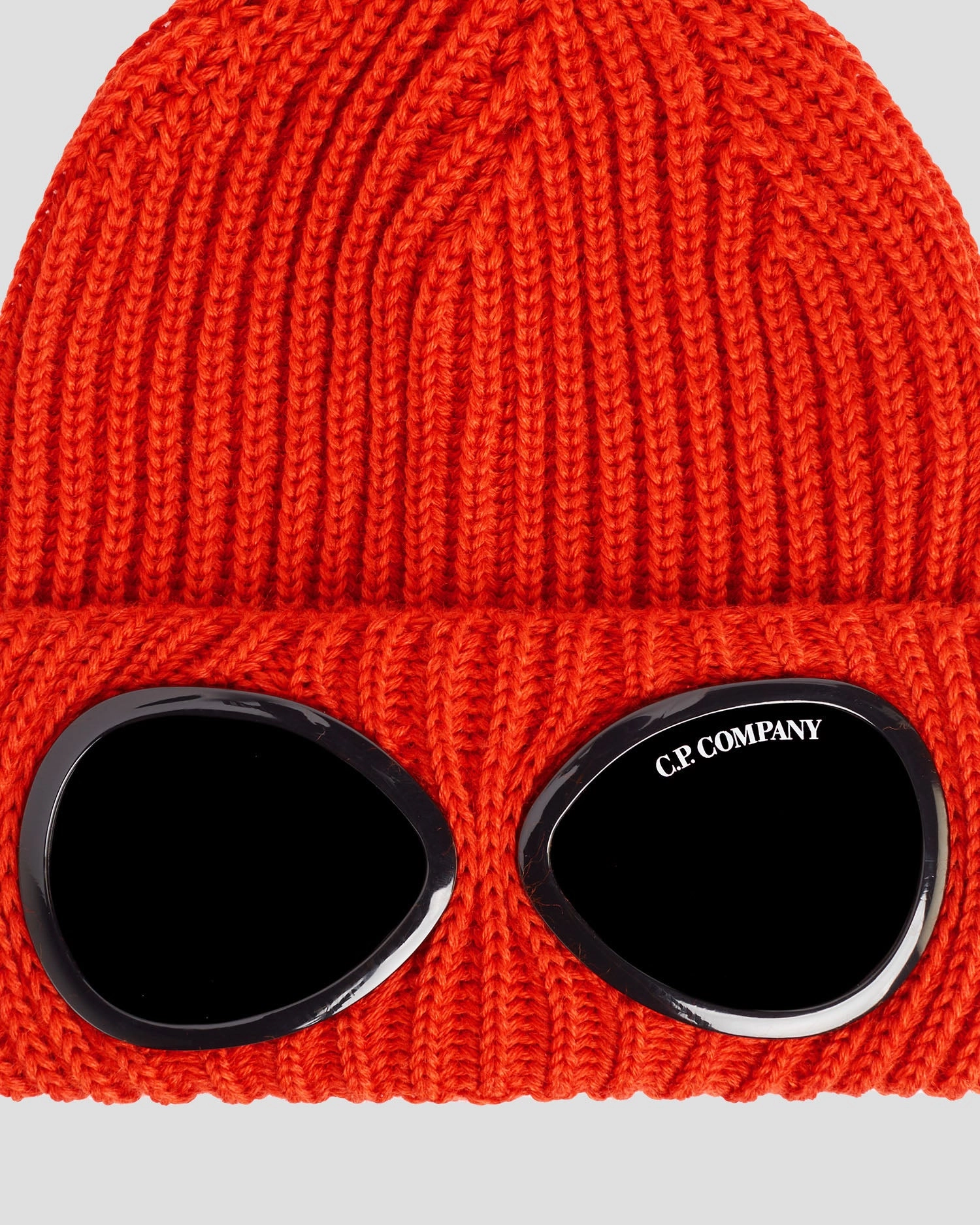 Extra Fine Merino Wool Goggle Beanie Pompeian Red