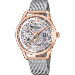Festina Automatic Stainless Steel Analog Ladies Watch I Model F20628/2 Automatic Movement