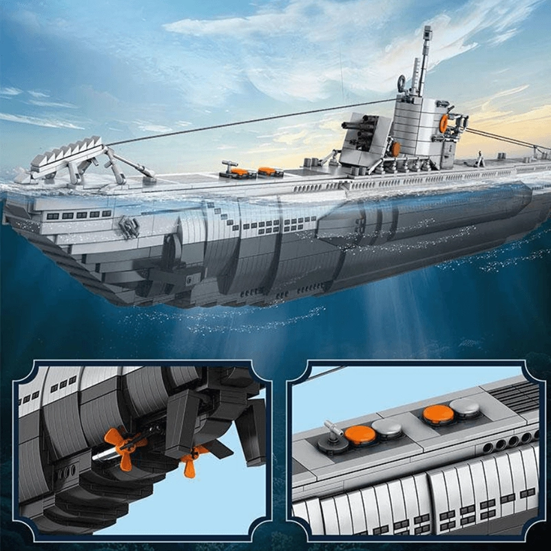 German U Boat 3986pcs