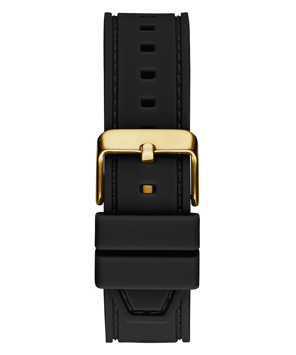 GUESS Mens Black 2-Tone Multi-function Watch