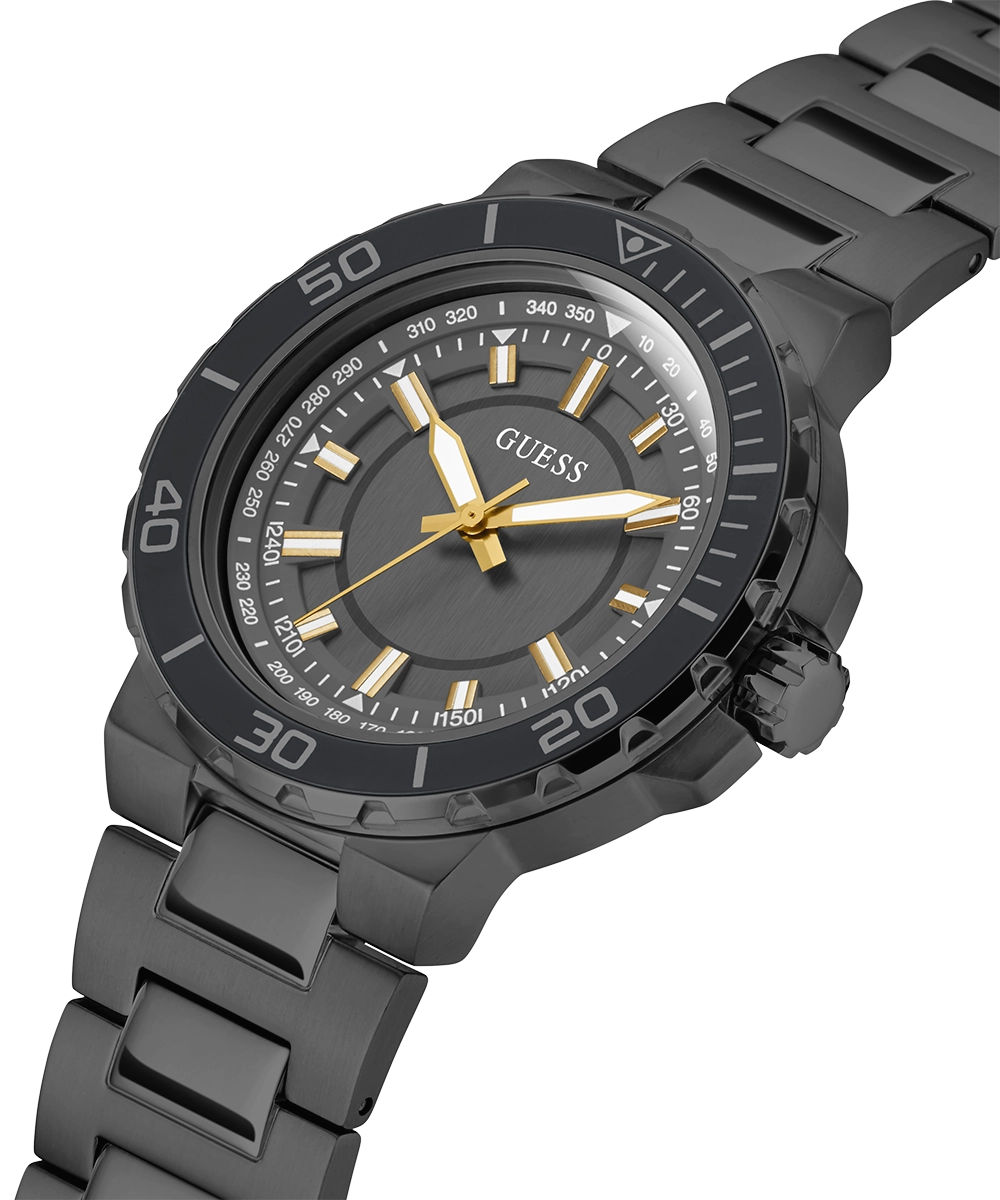 GUESS Mens Black Analog Watch