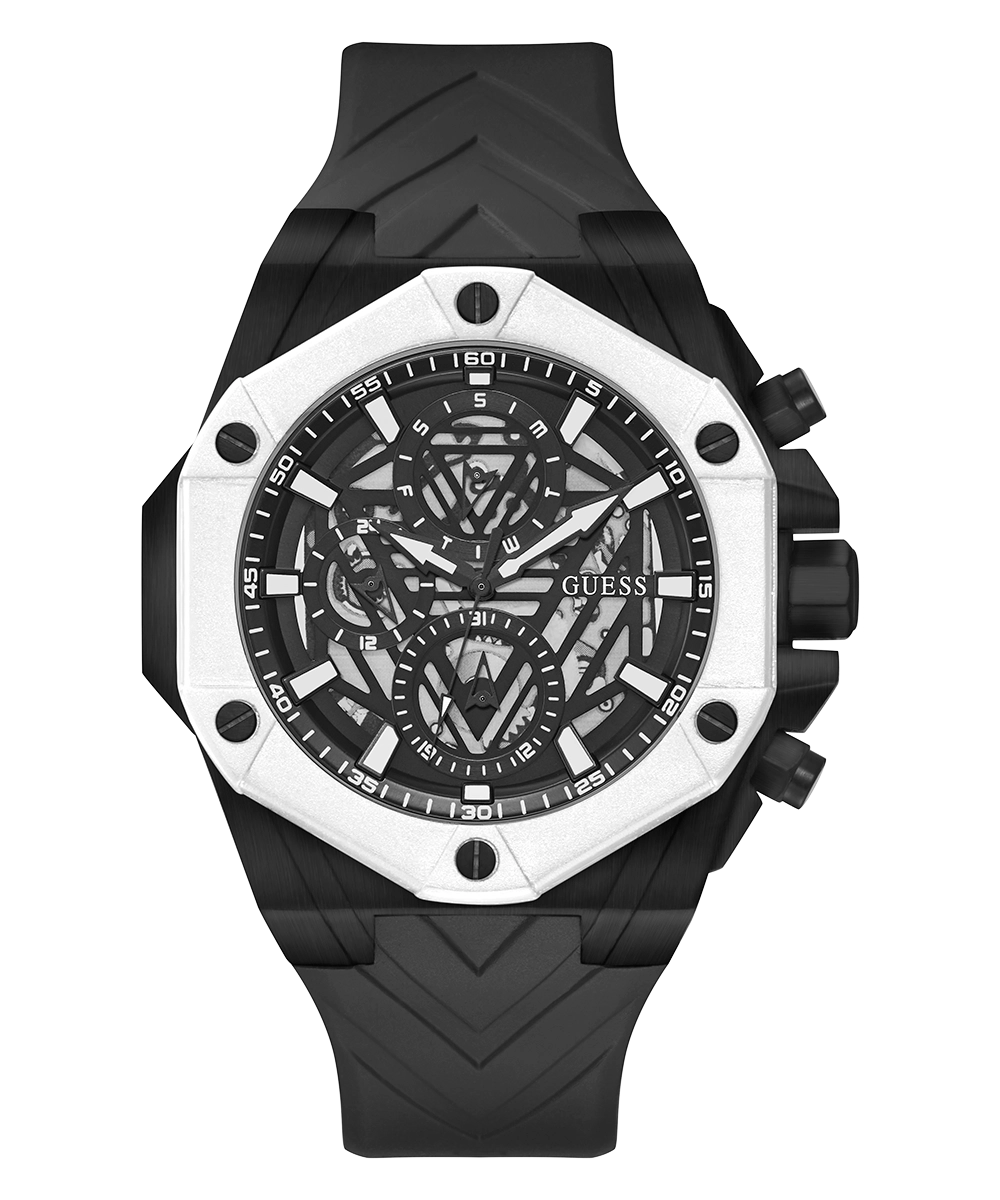 GUESS Mens Black Multi-function Watch