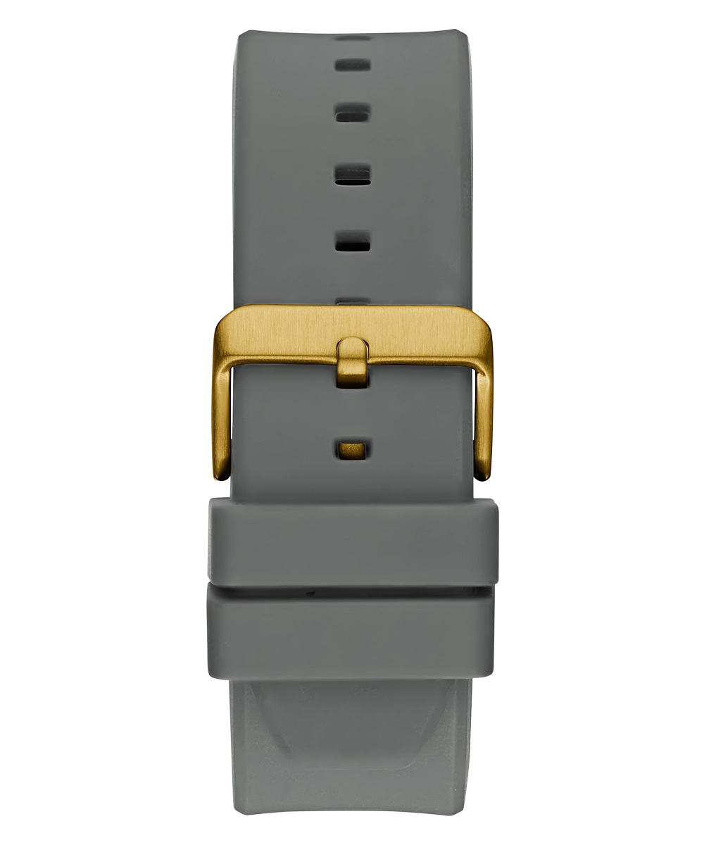 GUESS Mens Gray Gold Tone Multi-function Watch