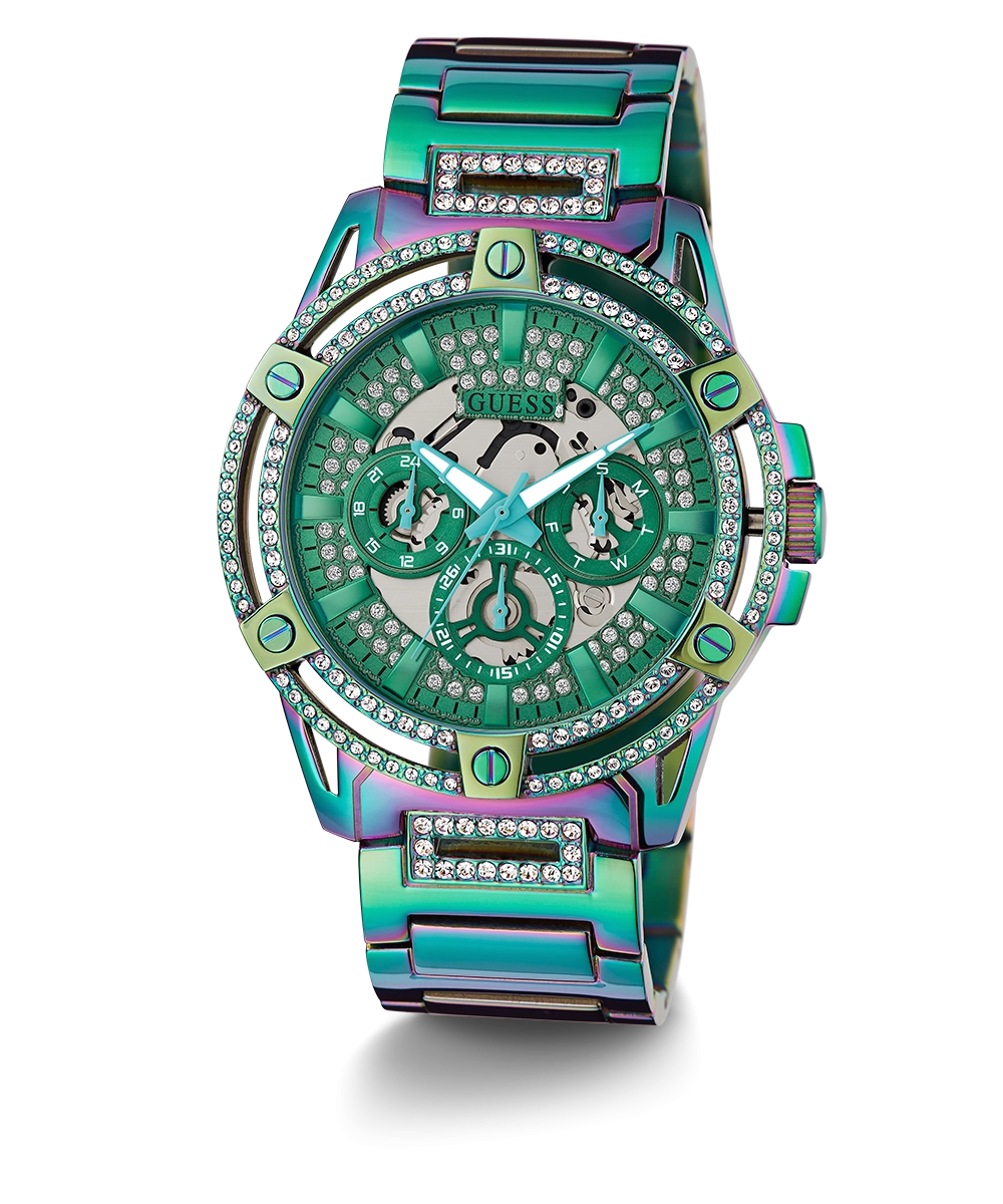 GUESS Mens Iridescent Multi-function Watch