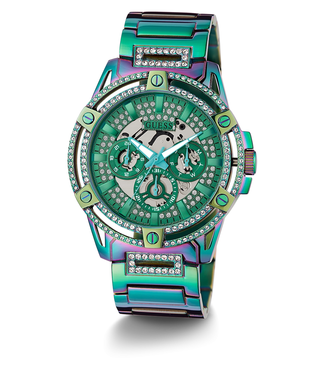GUESS Mens Iridescent Multi-function Watch