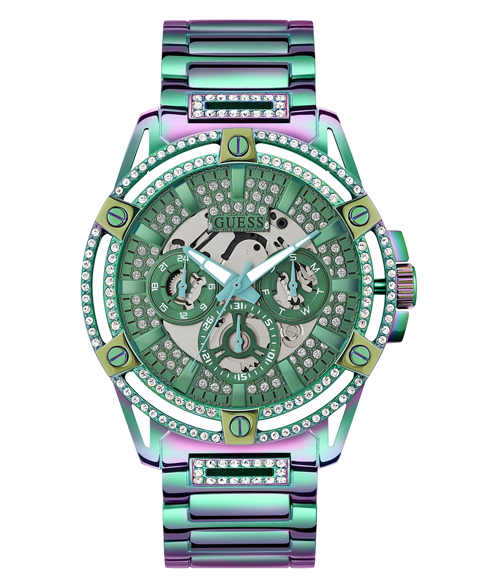 GUESS Mens Iridescent Multi-function Watch