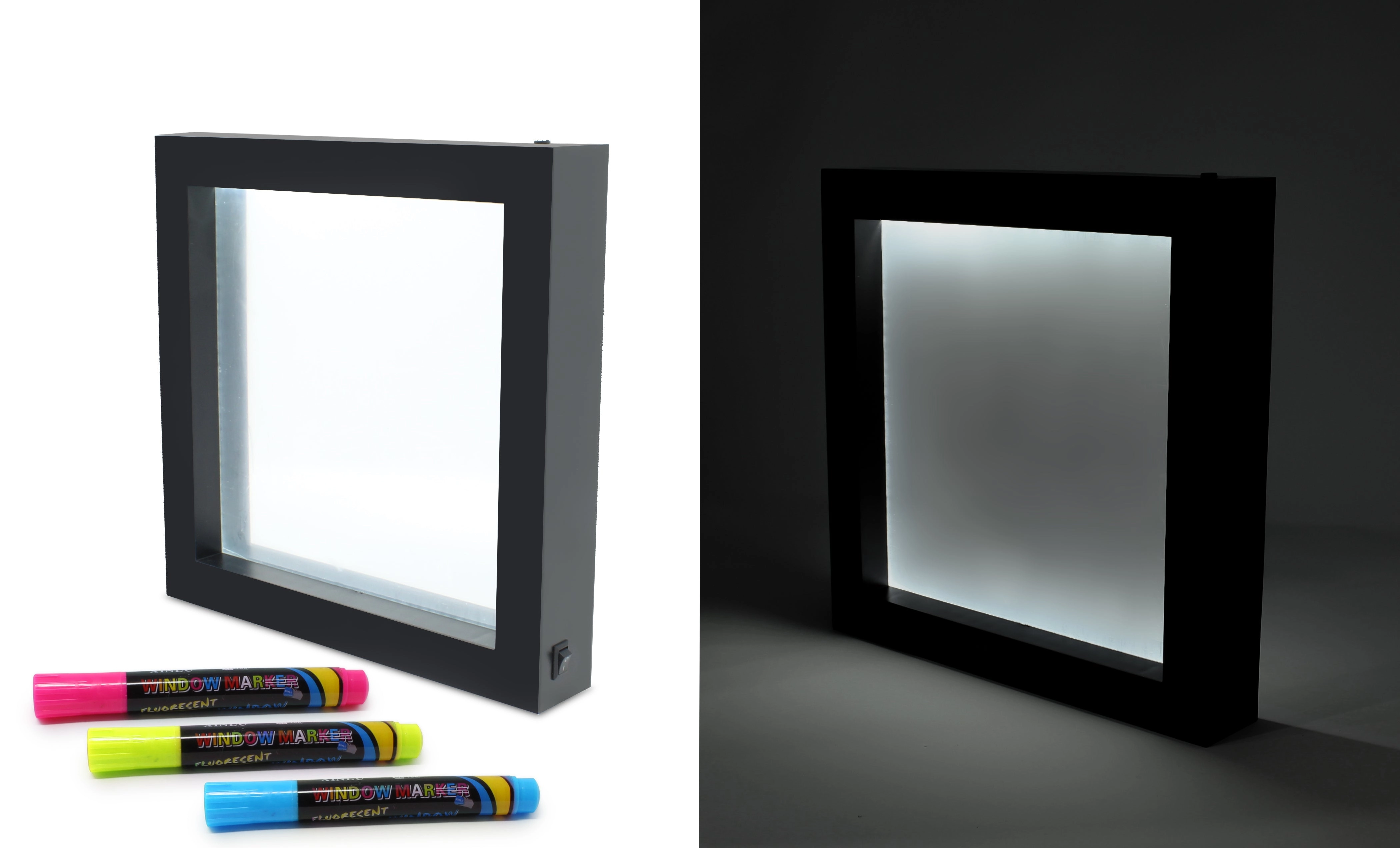 Hearth & Haven Neon Erasable Message Illuminated LED Board