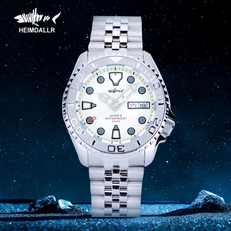 Heimdallr Sharkey Full Luminous 007 Diver Watch V2
