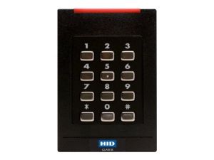 HID iCLASS SE RK40 - Access control terminal - wired - Wiegand - black, green flash 921NTNNEK00000