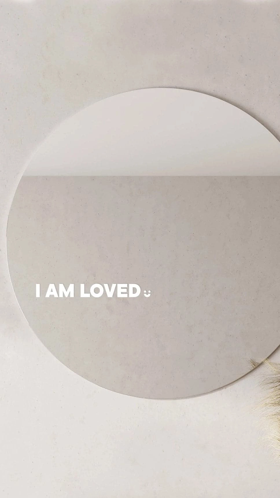 I Am Loved - Affirmation Mirror Sticker