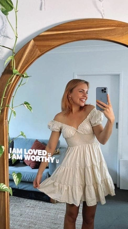 I Am Loved - Affirmation Mirror Sticker