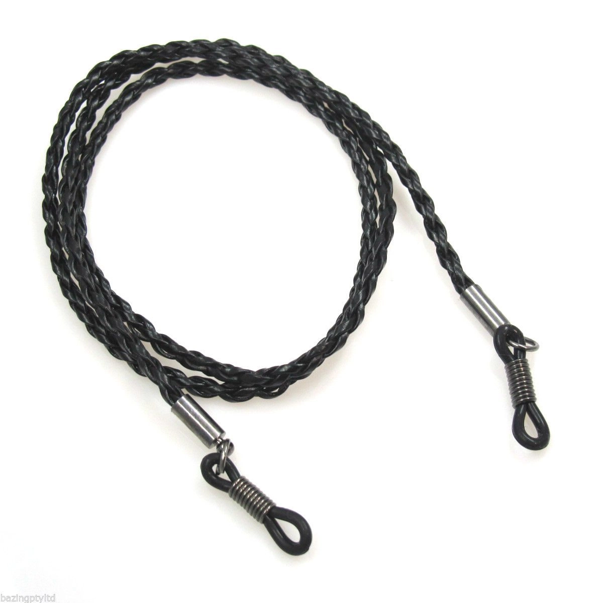 Kangaroo Leather Glasses Strap - Black