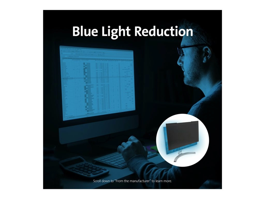 Kensington MagPro 34.0 (21:9) Monitor Privacy Screen with Magnetic Strip - Display privacy filter - removable - magnetic - 34" K52503WW