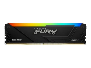 Kingston FURY Beast RGB - DDR4 - module - 16 GB - DIMM 288-pin - 2666 MHz / PC4-21328 - CL16 - 1.2 V - unbuffered - non-ECC - KF426C16BB12A/16