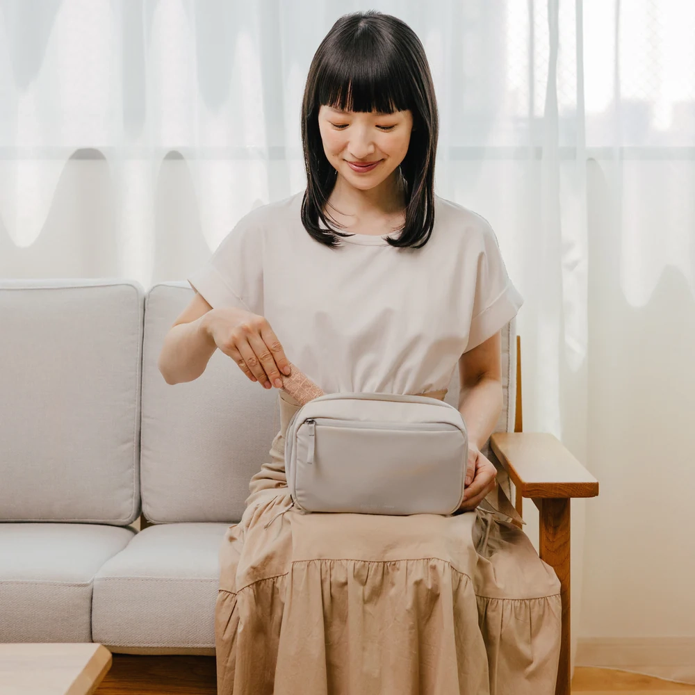 Kon Mari x Orbitkey 2-in-1 Tech Accessory Pouch