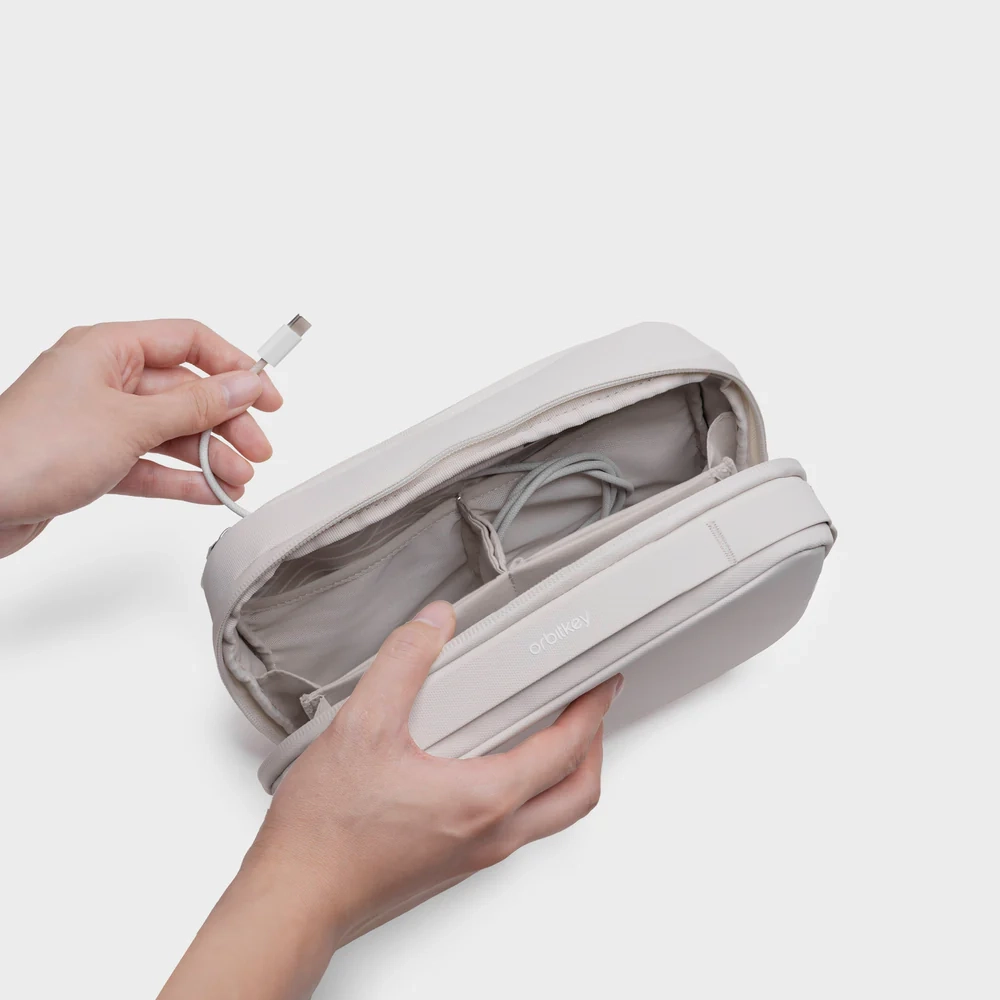 Kon Mari x Orbitkey 2-in-1 Tech Accessory Pouch