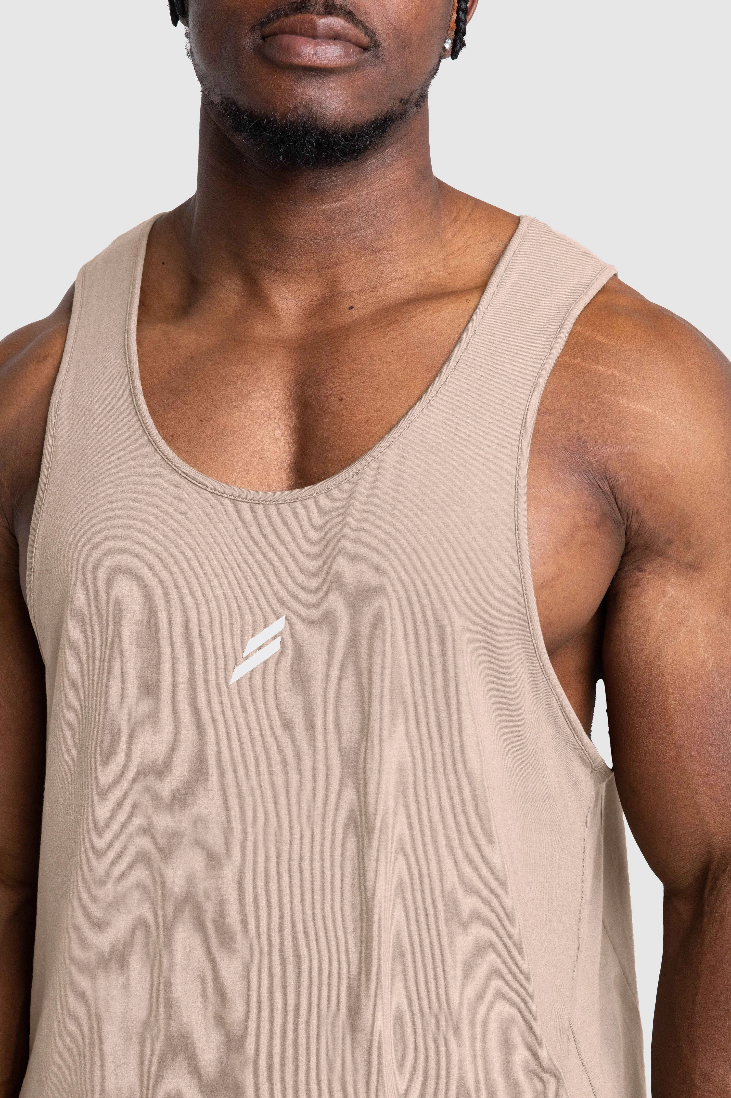 Mark Singlet V2 - Light Taupe