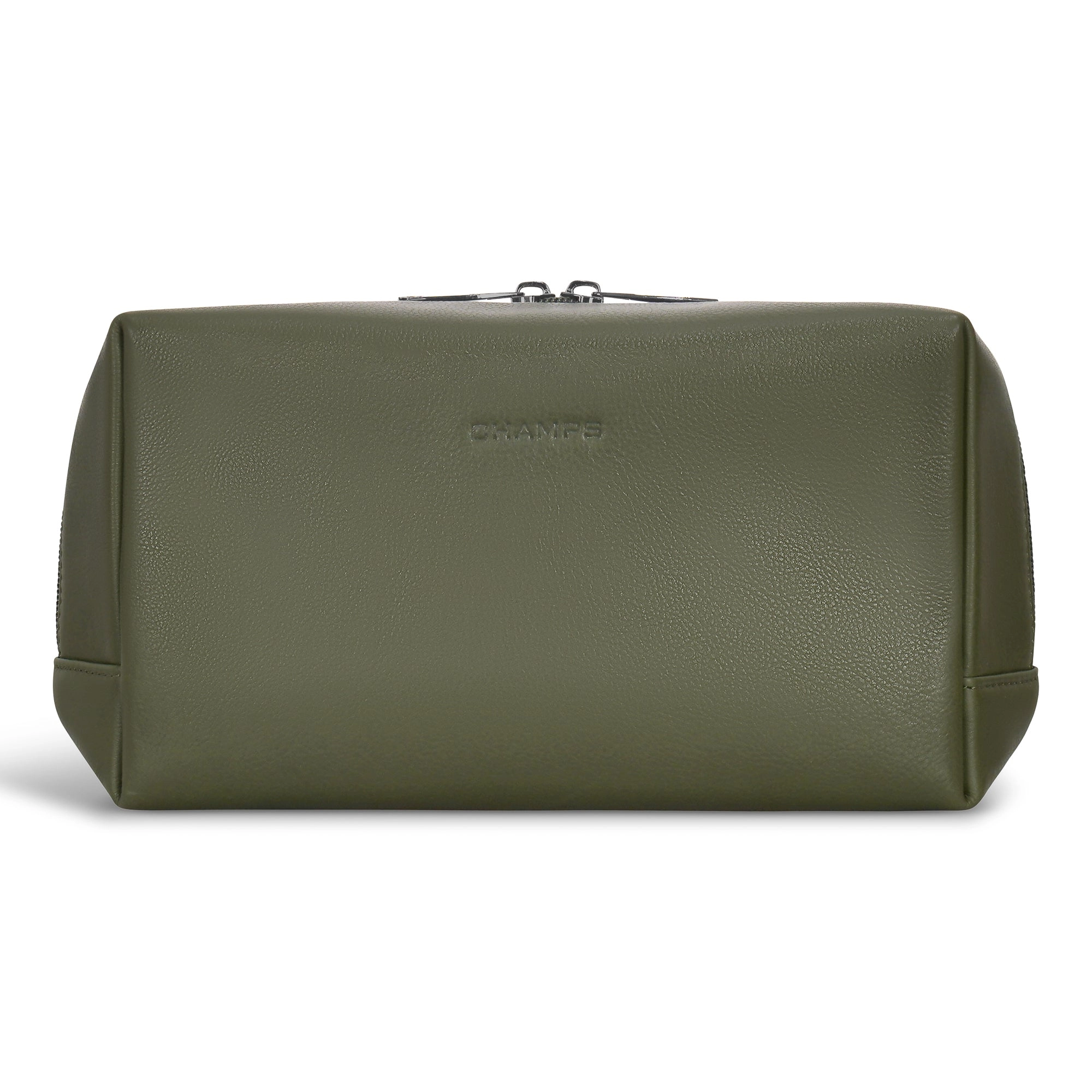 Onyx / Leather Toiletry Bag *Drop Ship*