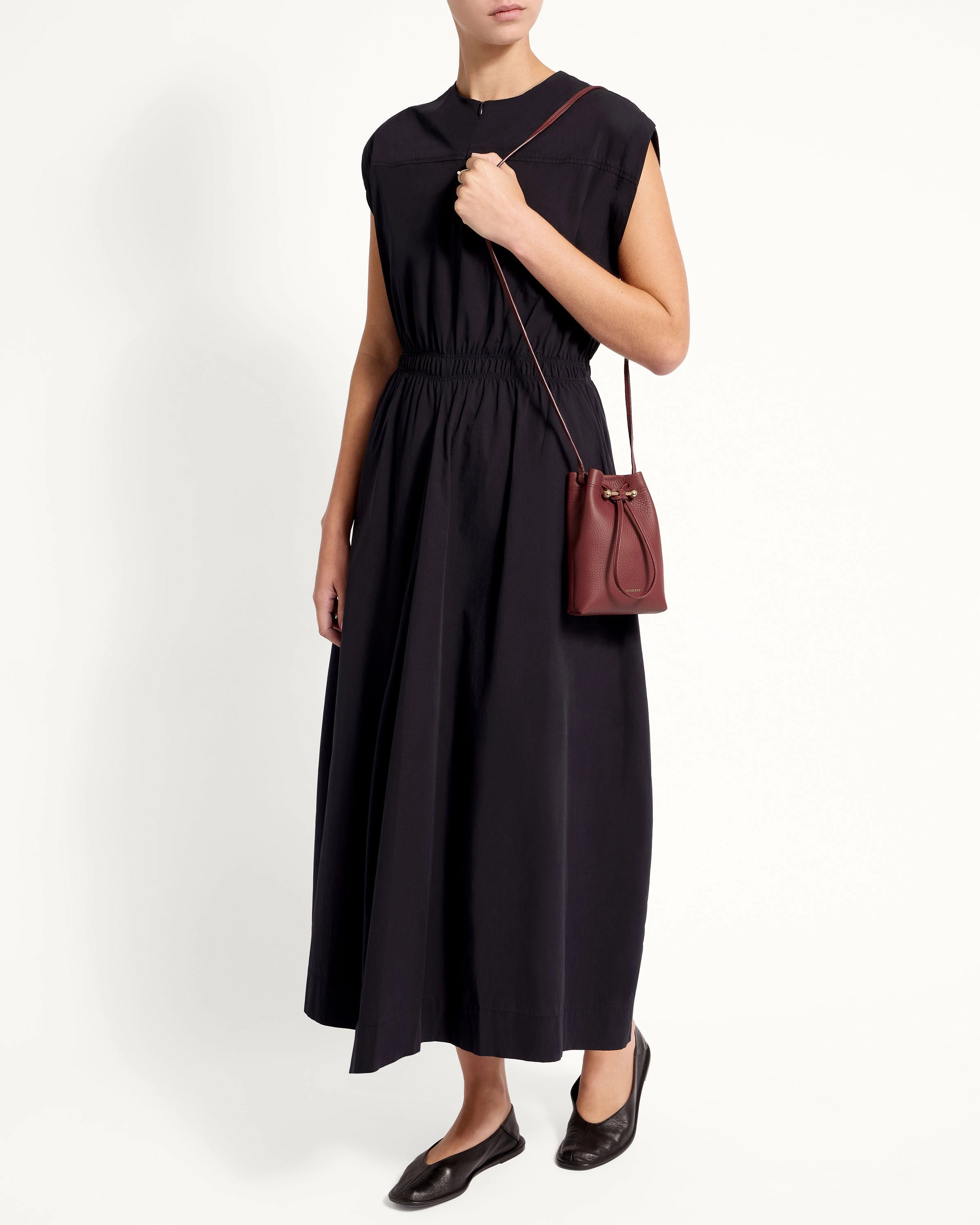 Osette Midi Pouch - Oxblood