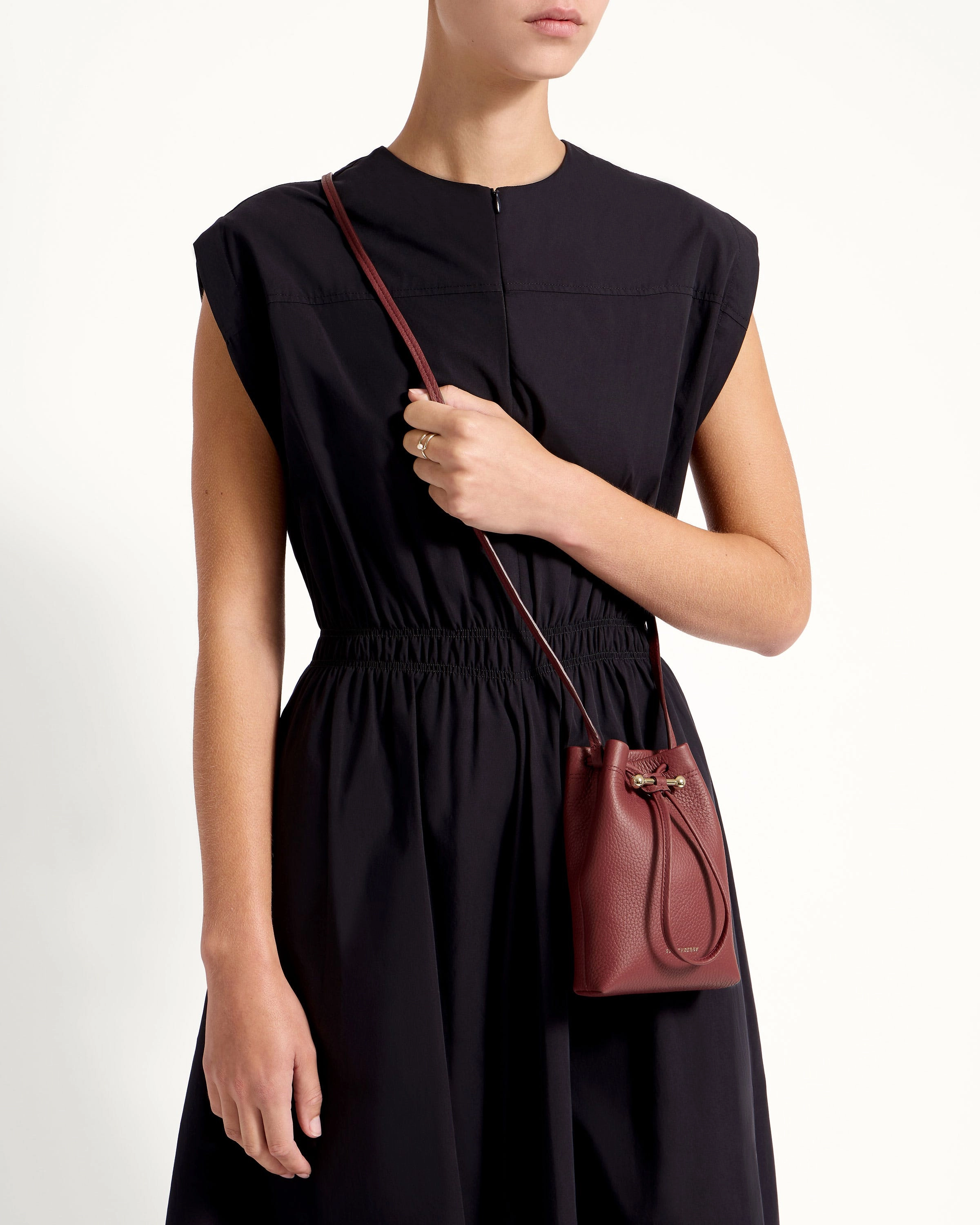 Osette Midi Pouch - Oxblood