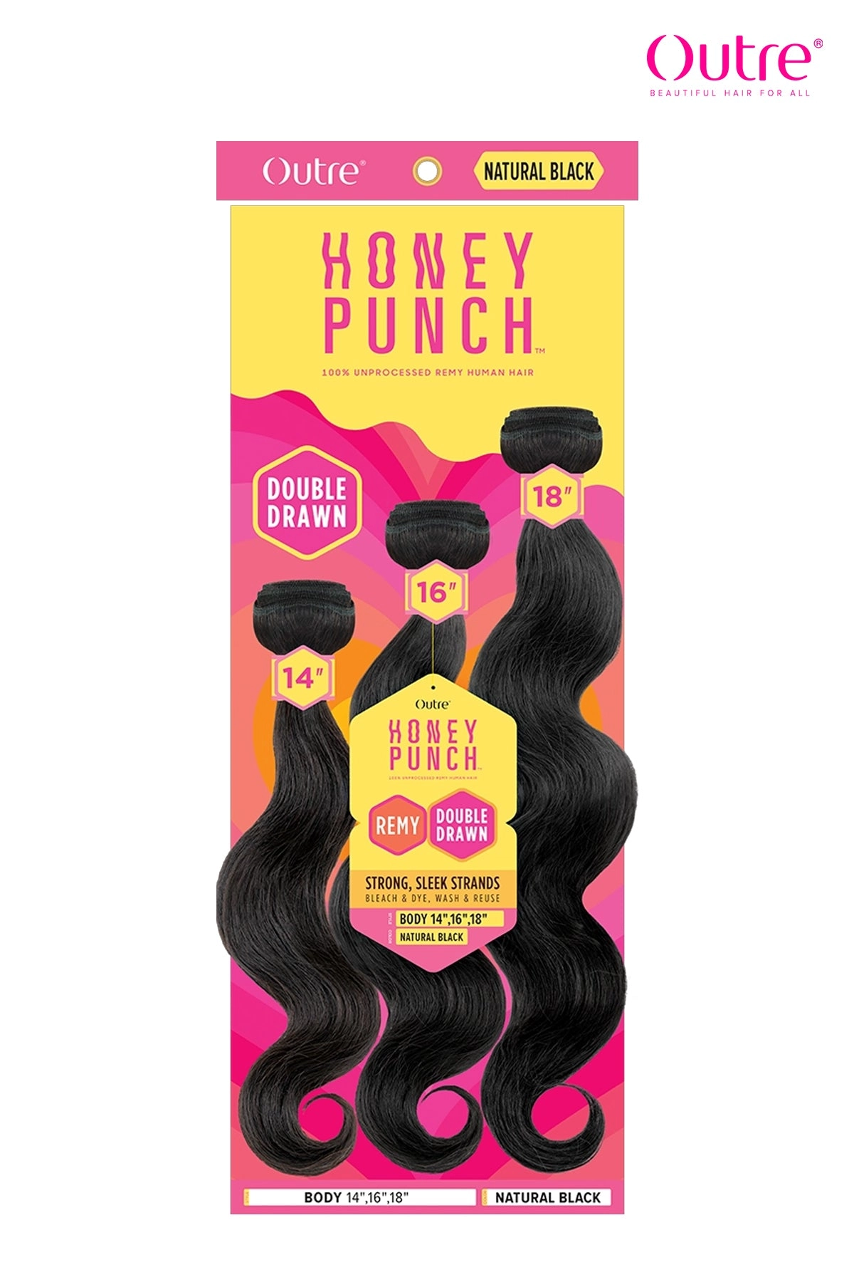 OUTRE HONEY PUNCH UNPROCESSED HUMAN HAIR - BODY MULTI