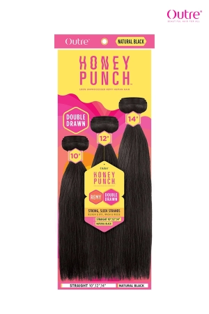 OUTRE HONEY PUNCH UNPROCESSED HUMAN HAIR STARAIGHT MULTI