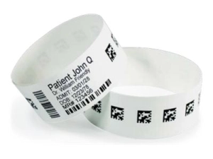 PDC Healthcare ScanBand DR - White - 1 in x 6 in 800 label(s) (2 roll(s) x 400) wristband labels C7481-11-PDL-X2