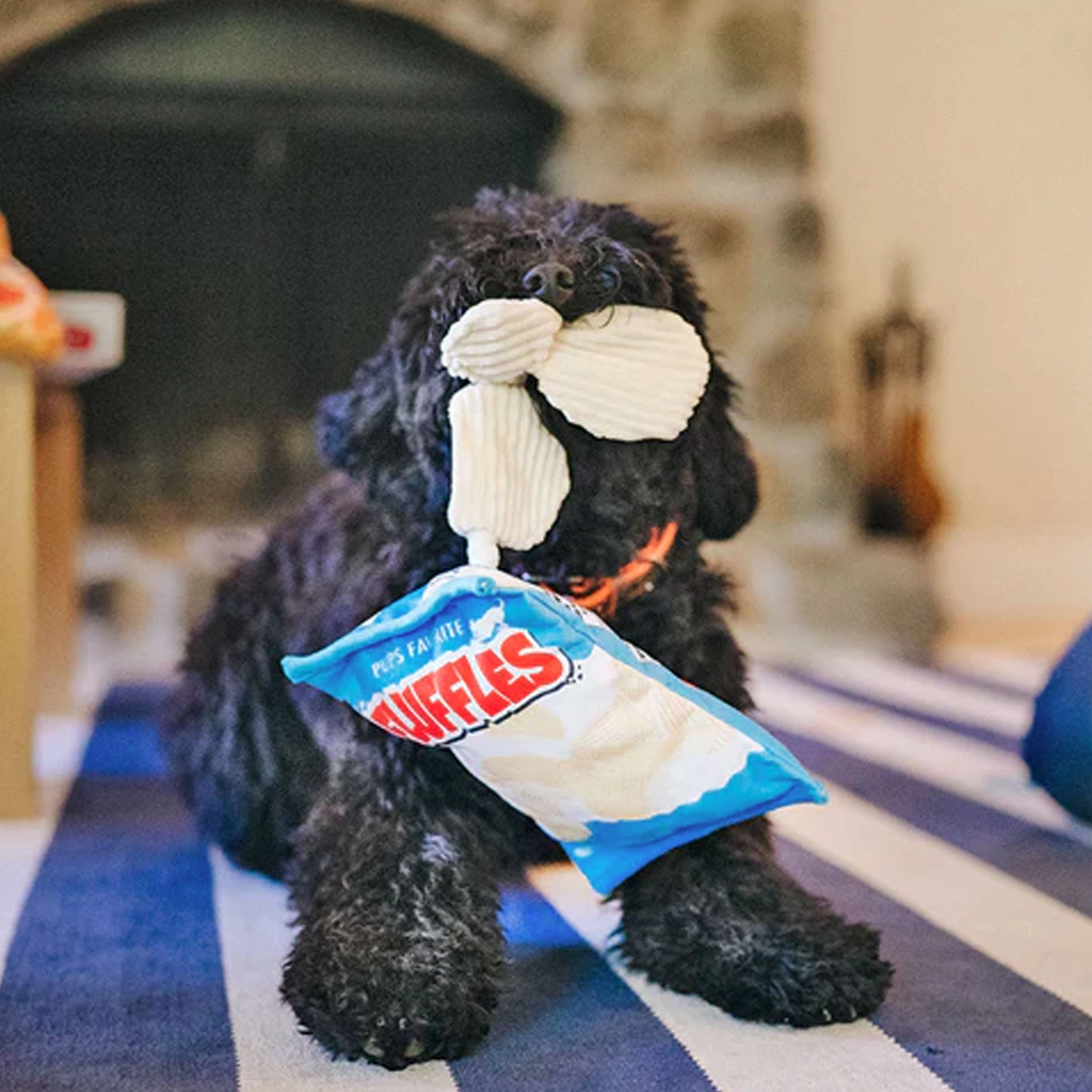 P.L.A.Y. Fluffles Chips Dog Toy