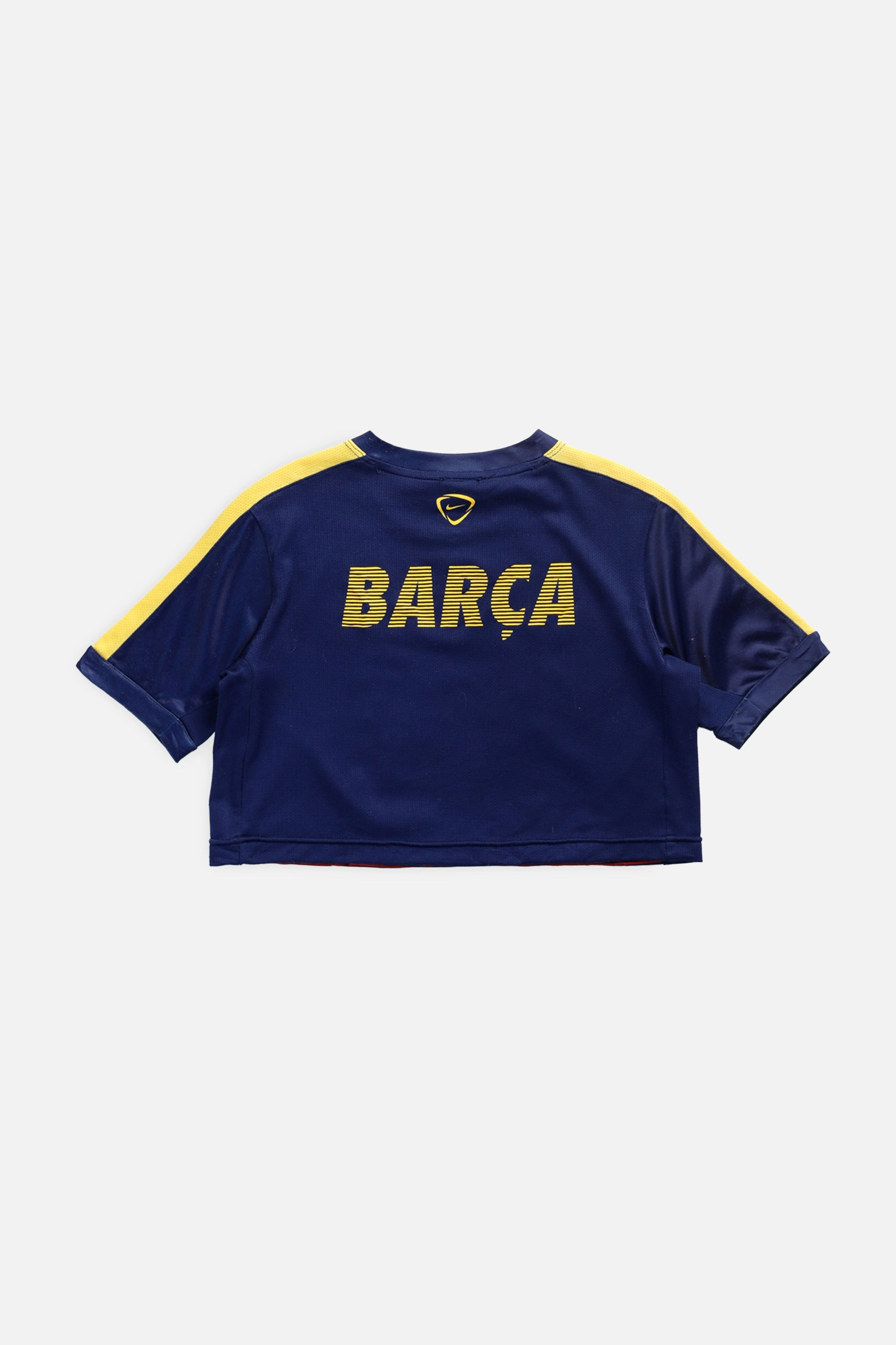 Rework Crop Barcelona Soccer Jersey - XS