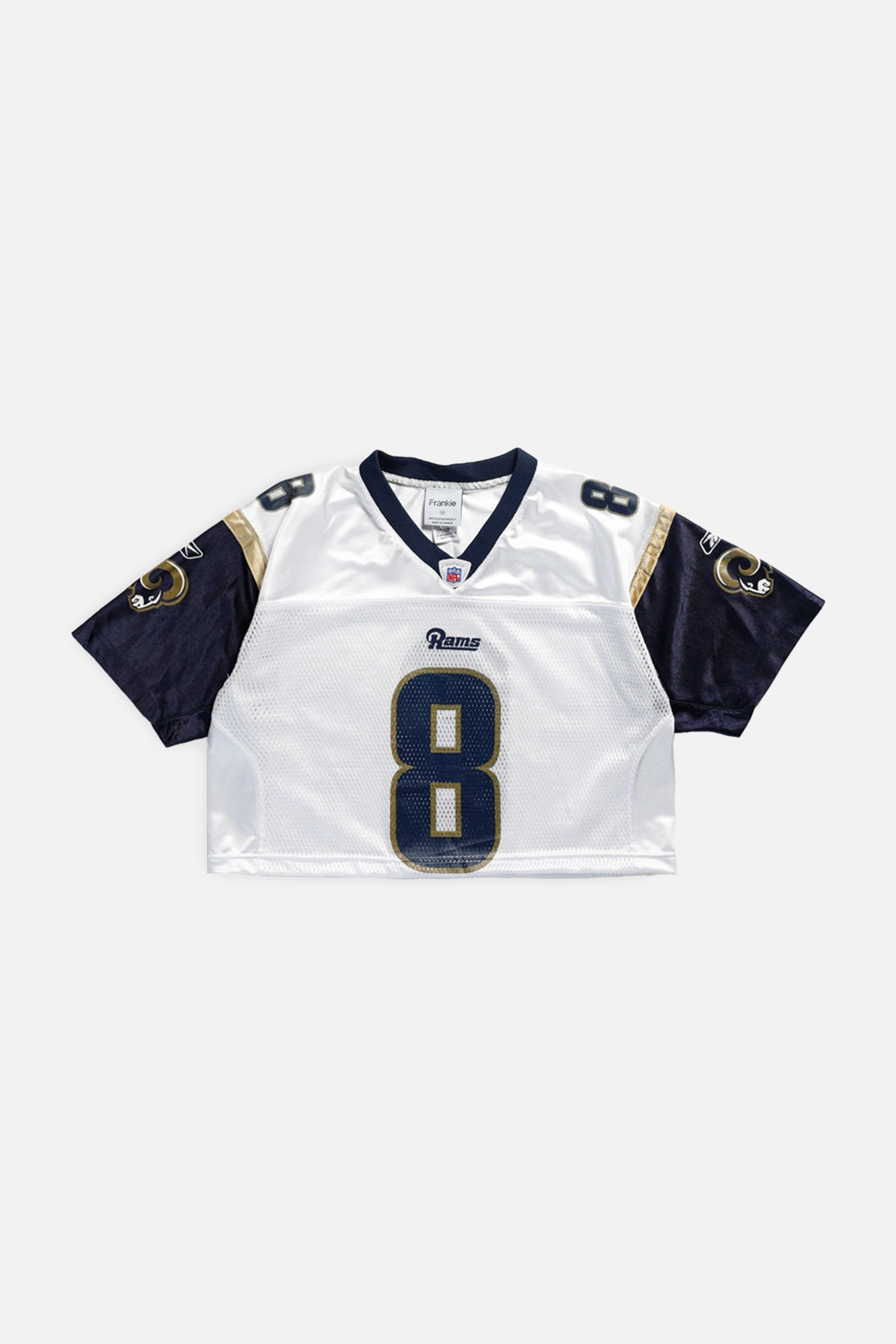 Rework LA Rams Crop NFL Jersey - M