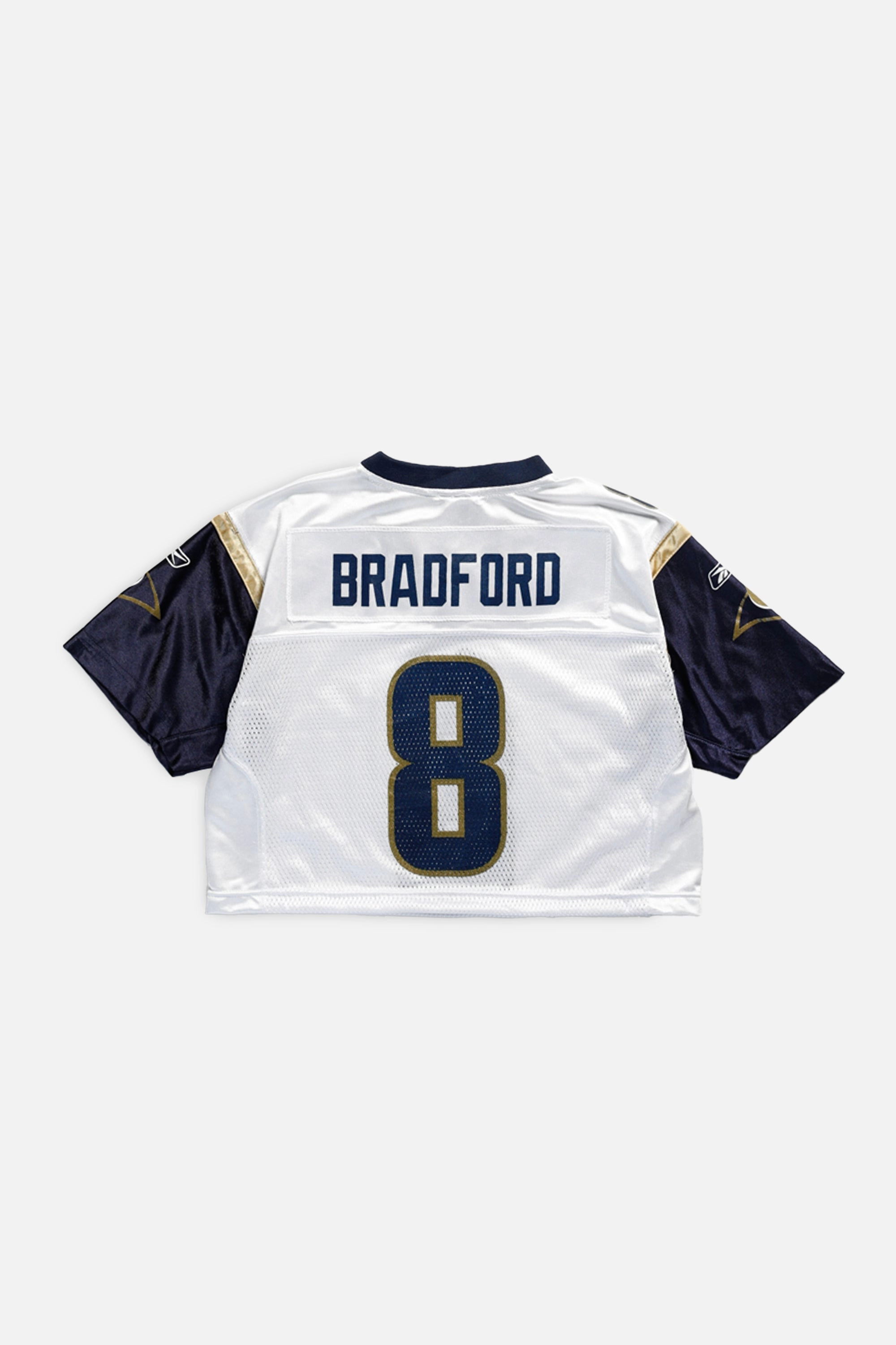 Rework LA Rams Crop NFL Jersey - M