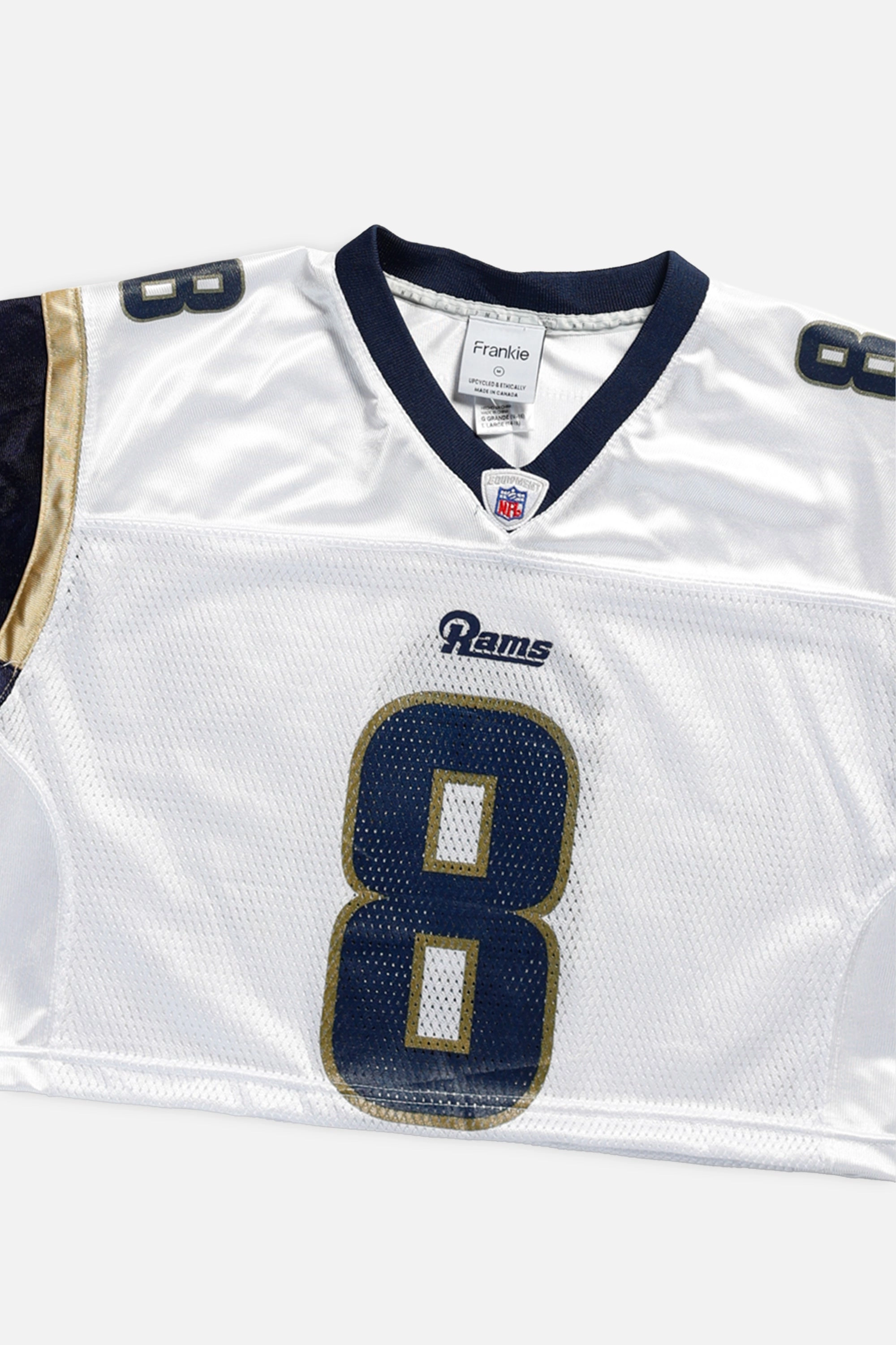 Rework LA Rams Crop NFL Jersey - M