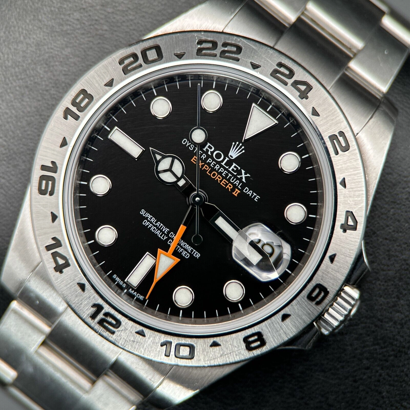 Rolex Explorer II 216570 Stainless Steel Black Dial 42mm Automatic Watch - 2012