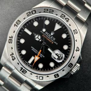 Rolex Explorer II 216570 Stainless Steel Black Dial 42mm Automatic Watch - 2012