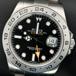 Rolex Explorer II Black Dial 216570 Stainless Steel 42mm Automatic Watch - 2011