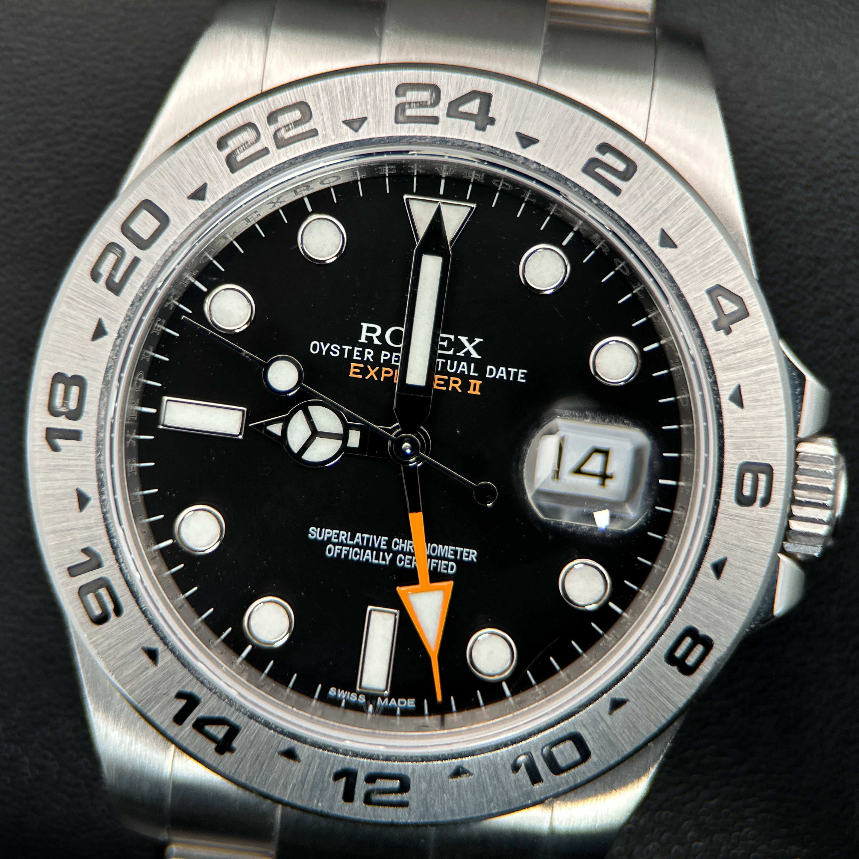 Rolex Explorer II Black Dial 216570 Stainless Steel 42mm Automatic Watch - 2011