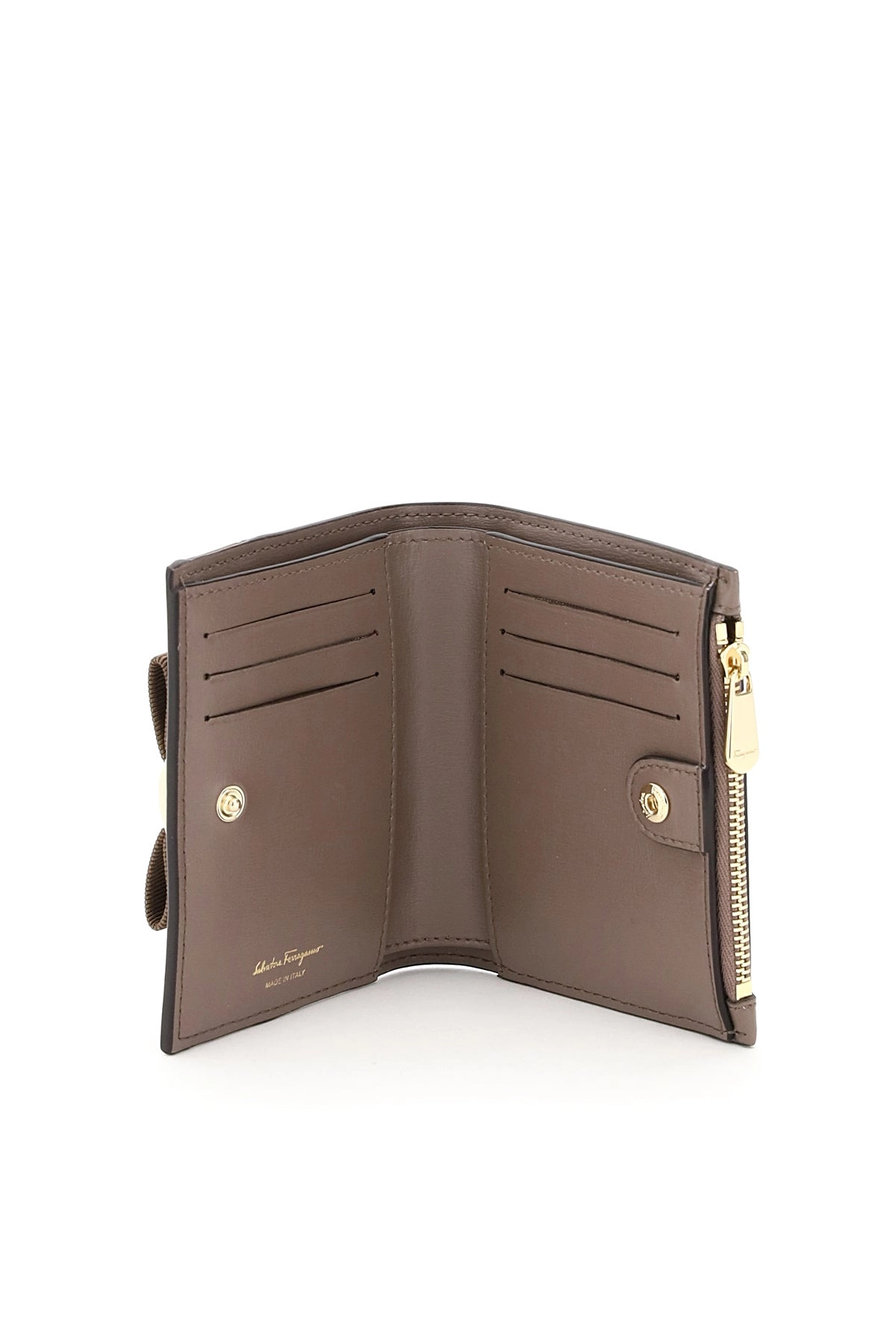 Salvatore Ferragamo Vara Bow Compact Wallet