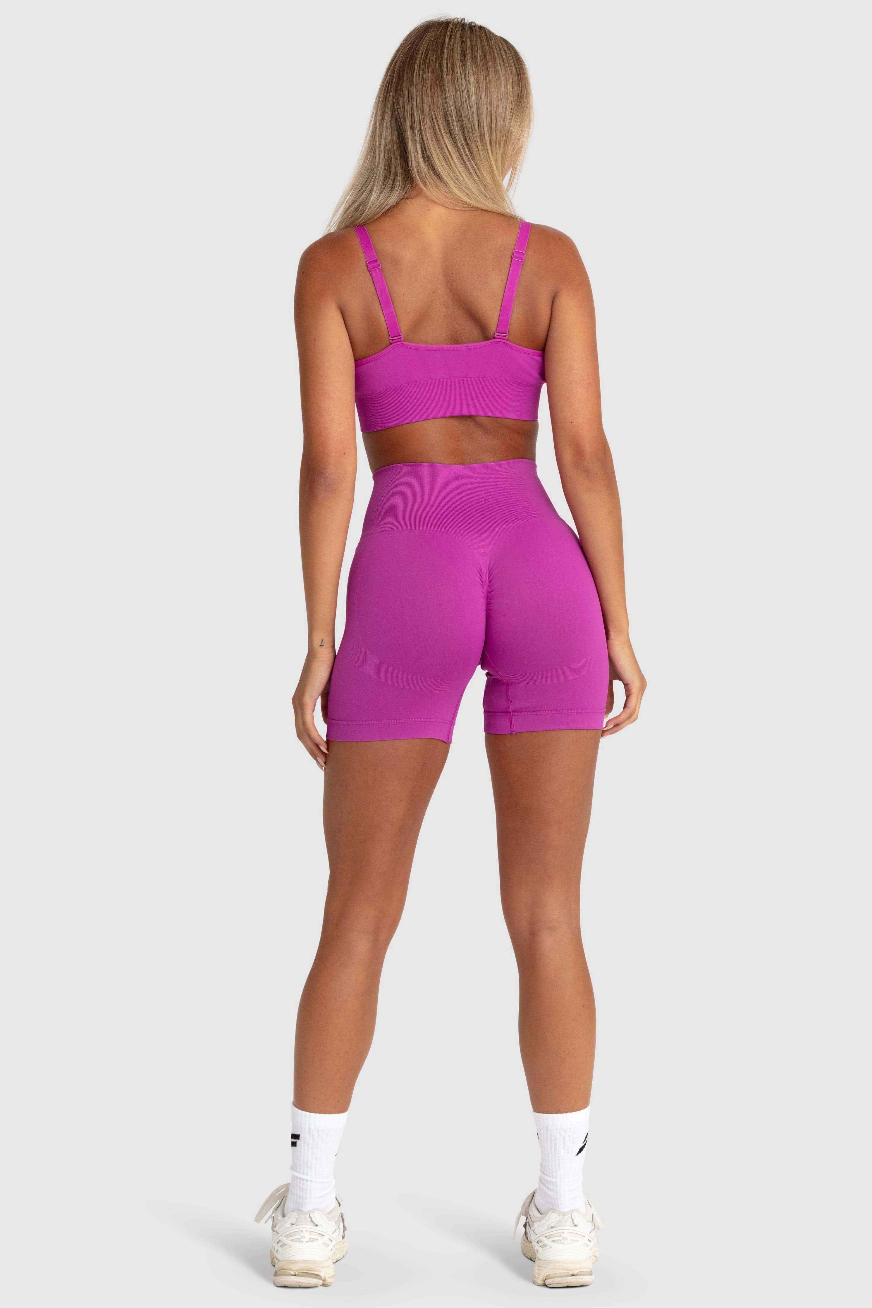 Scrunch 2 Seamless Crop - Pink Voltage