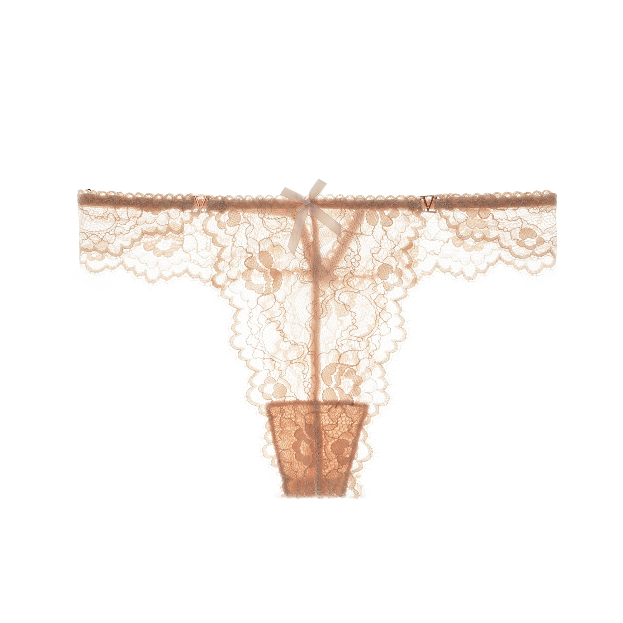 Sexy Lace Low Waist Cutout Back Cross Hot Sheer Thong 4 Color